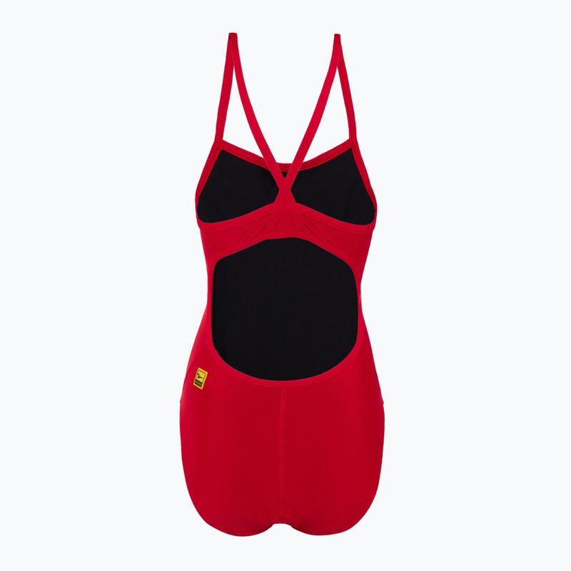 Moteriškas vientisas maudymosi kostiumėlis FINIS Skinback Solid red 2