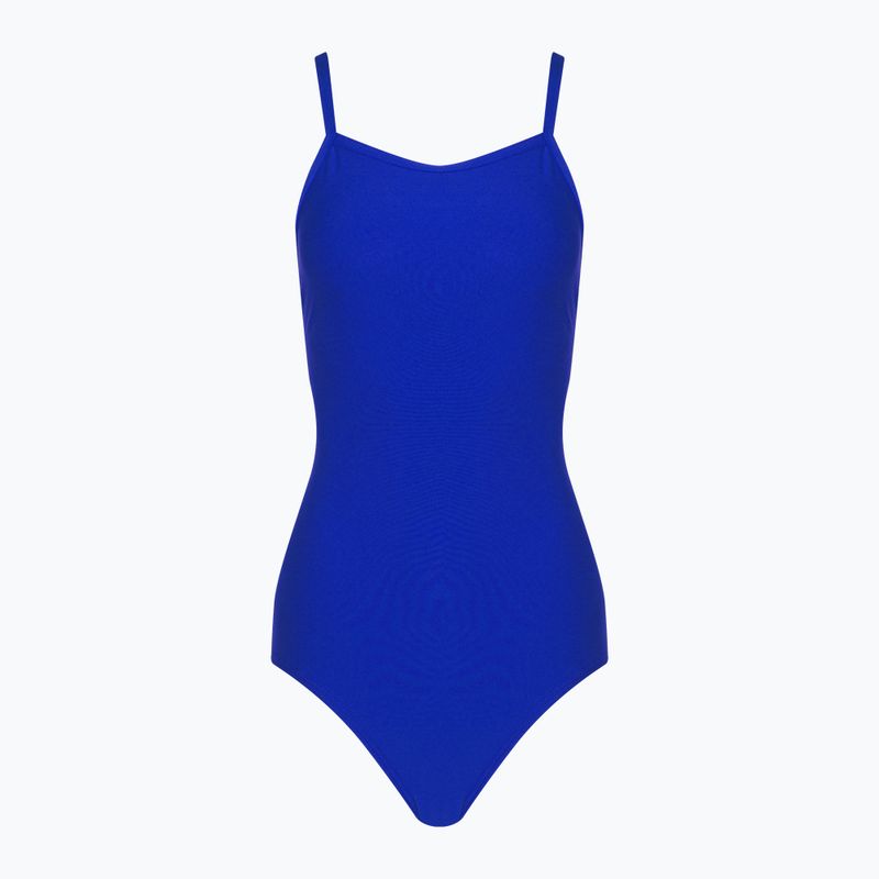 Moteriškas vientisas plaukimo kostiumas FINIS Skinback Solid blueberry
