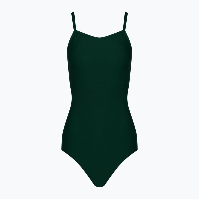 Moteriškas vientisas plaukimo kostiumas FINIS Skinback Solid pine