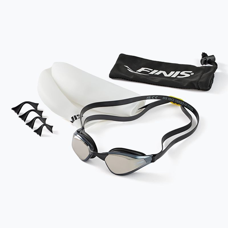 Plaukimo akiniai FINIS Mach 1 Racing titanium 2