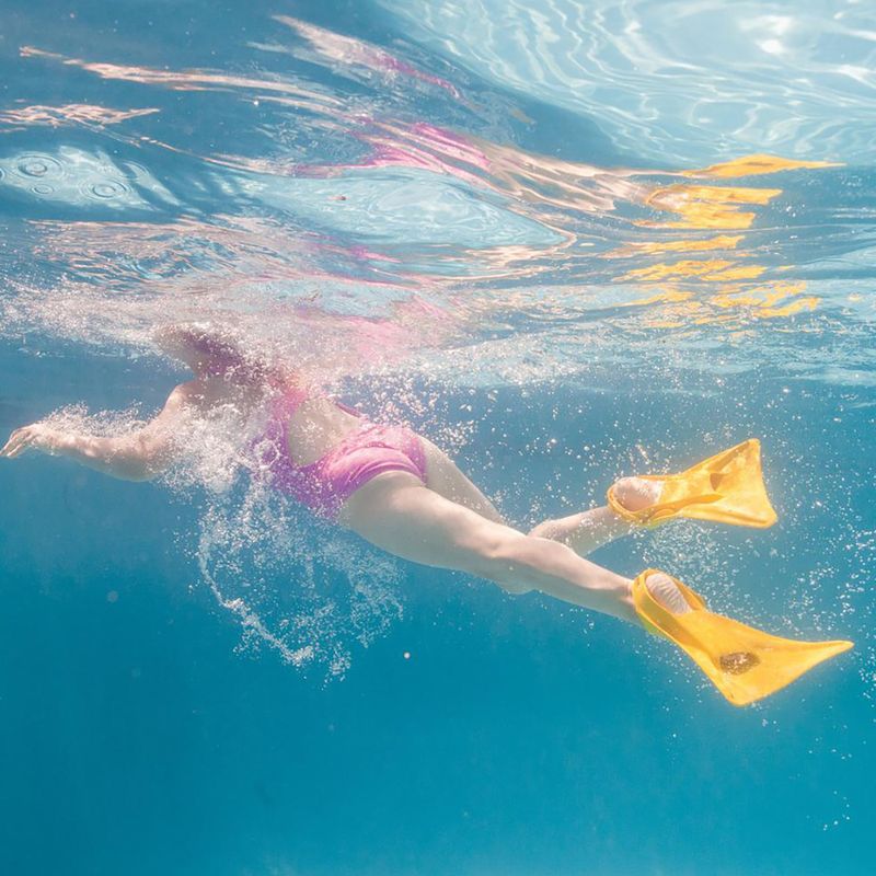 Plaukimo pelekai Finis Fishtail 2 yellow 5