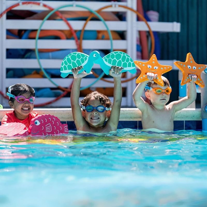 Plaukimo lenta vaikams FINIS Floatie Friends Turtle blue/green 3