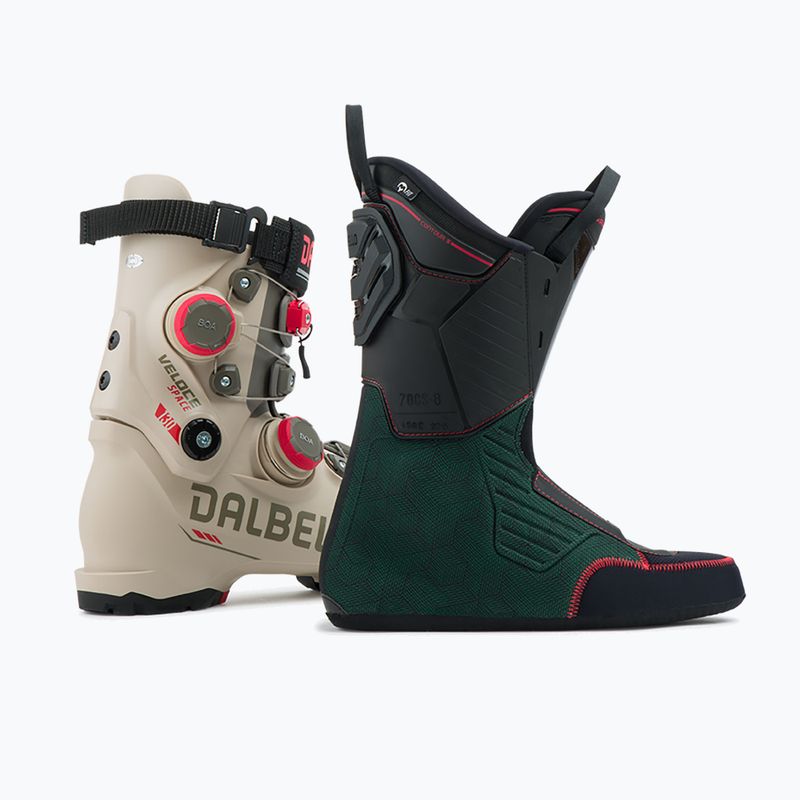 Vyriški slidinėjimo batai Dalbello Veloce Space 130 Dual ecru/stone grey 12