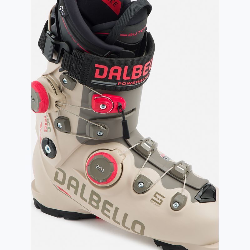 Vyriški slidinėjimo batai Dalbello Veloce Space 130 Dual ecru/stone grey 13