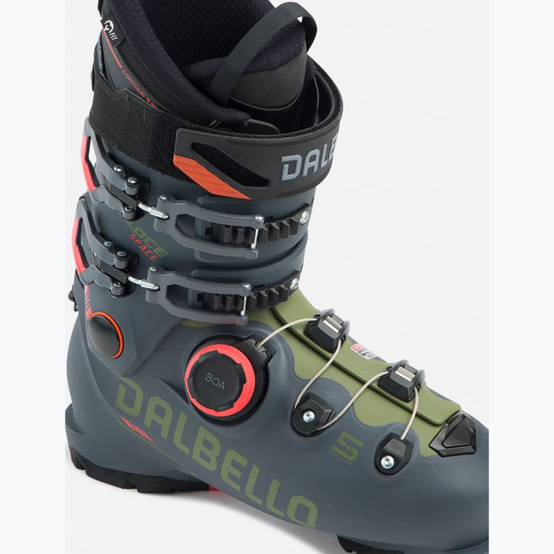 Vyriški slidinėjimo batai Dalbello Veloce Space 110 anthracite/kelp green 13