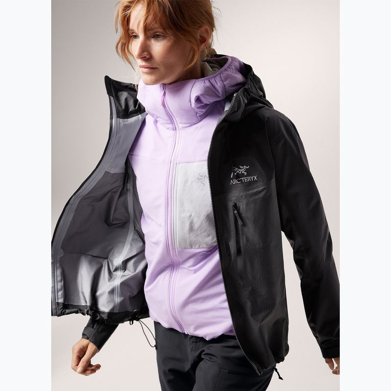 Arc'teryx Alpha moteriška striukė nuo lietaus juoda 3