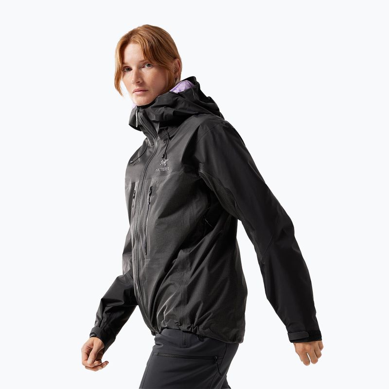 Arc'teryx Alpha moteriška striukė nuo lietaus juoda 4
