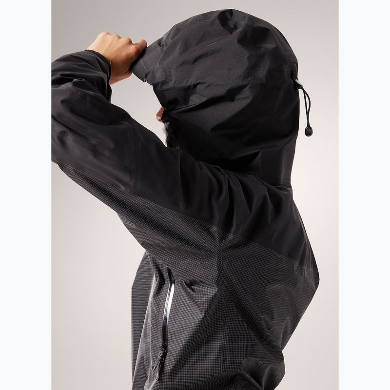 Arc'teryx Alpha moteriška striukė nuo lietaus juoda 6