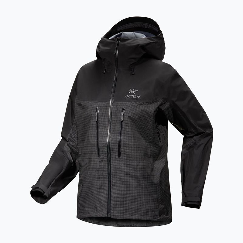 Arc'teryx Alpha moteriška striukė nuo lietaus juoda 7
