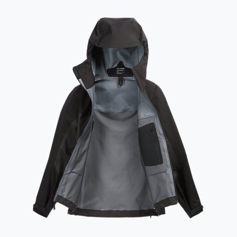 Arc'teryx Alpha moteriška striukė nuo lietaus juoda 10