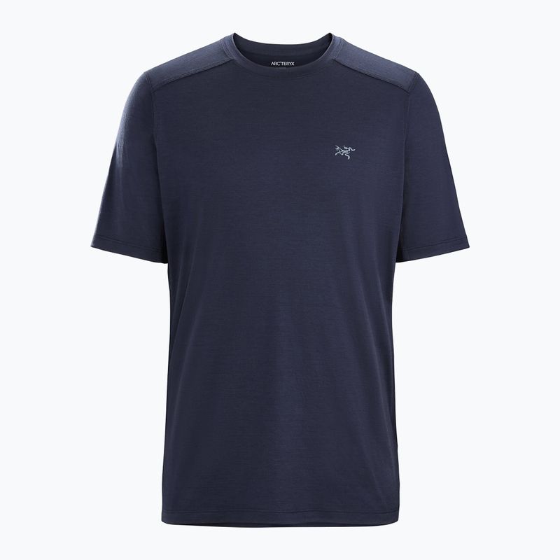 Arcteryx Ionia black sapphire trekkinginiai marškinėliai vyrams 3