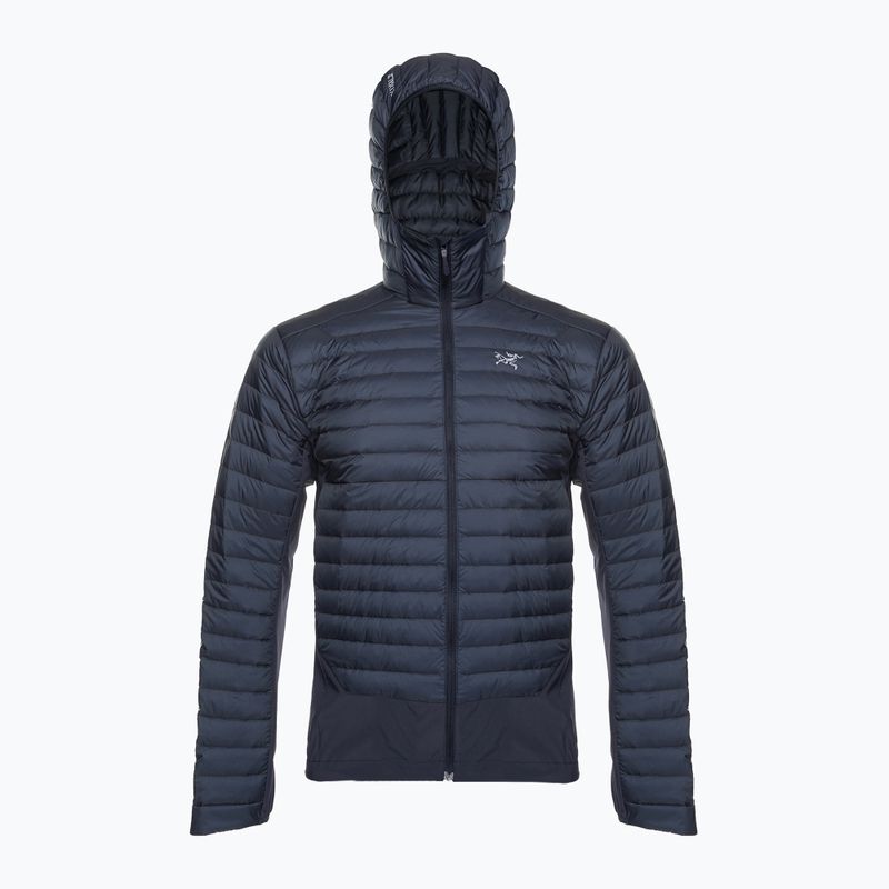 Arc'teryx Cerium Hybrid Hoody juoda/sapphire striukė vyrams