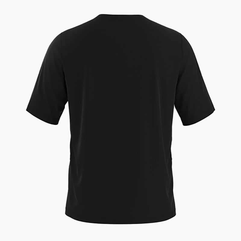 Vyriški bėgimo marškinėliai Arc'teryx Cormac Logo black heather 2