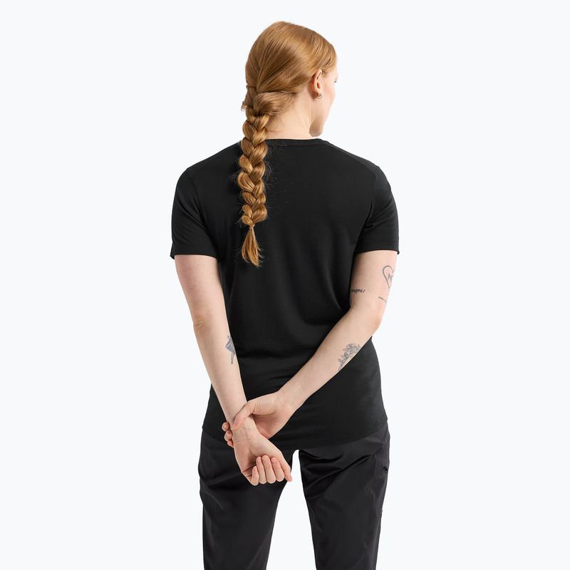 Arcteryx moteriški trekingo marškinėliai Lana Crew black/sapphire 3