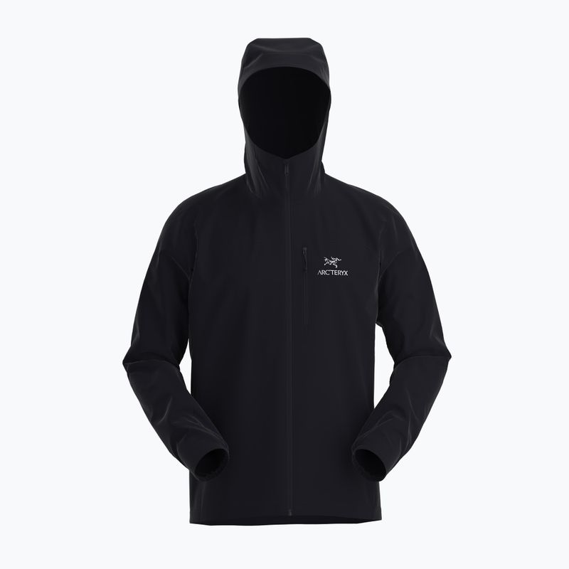 Arc'teryx Squamish Hoody black vyriška striukė nuo vėjo