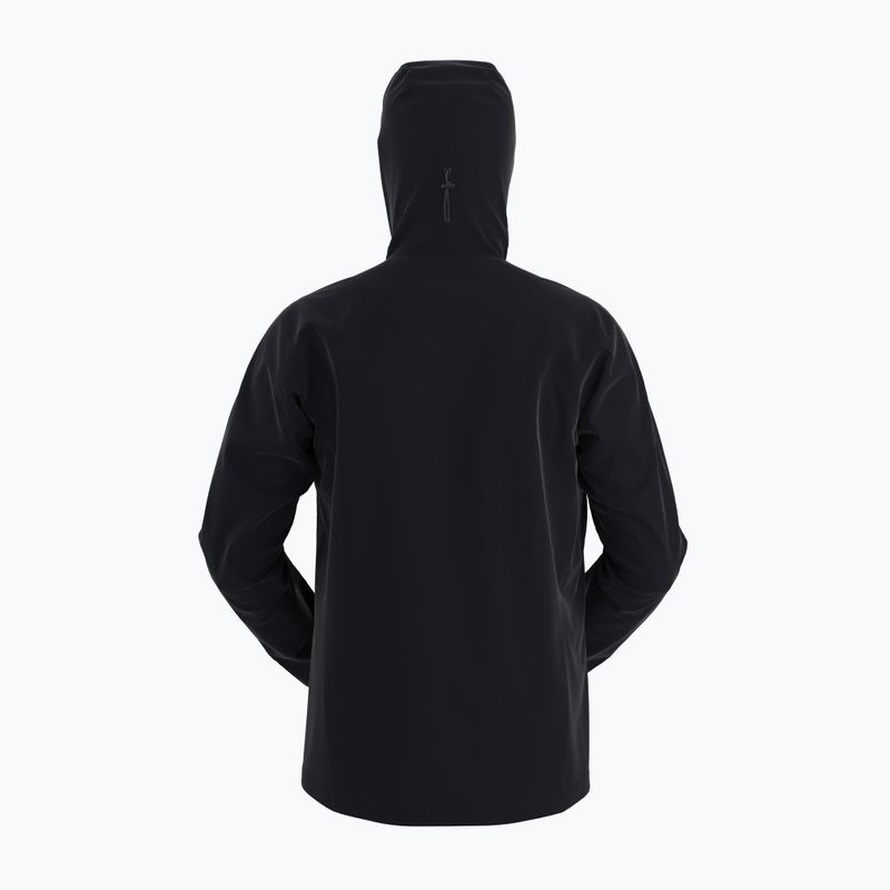 Arcteryx Squamish Hoody black vyriška striukė nuo vėjo 2