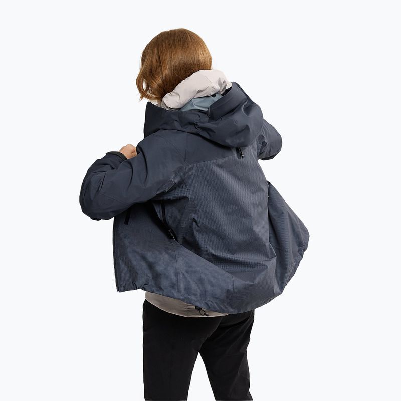Arcteryx Alpha black sappire moteriška striukė nuo lietaus 3