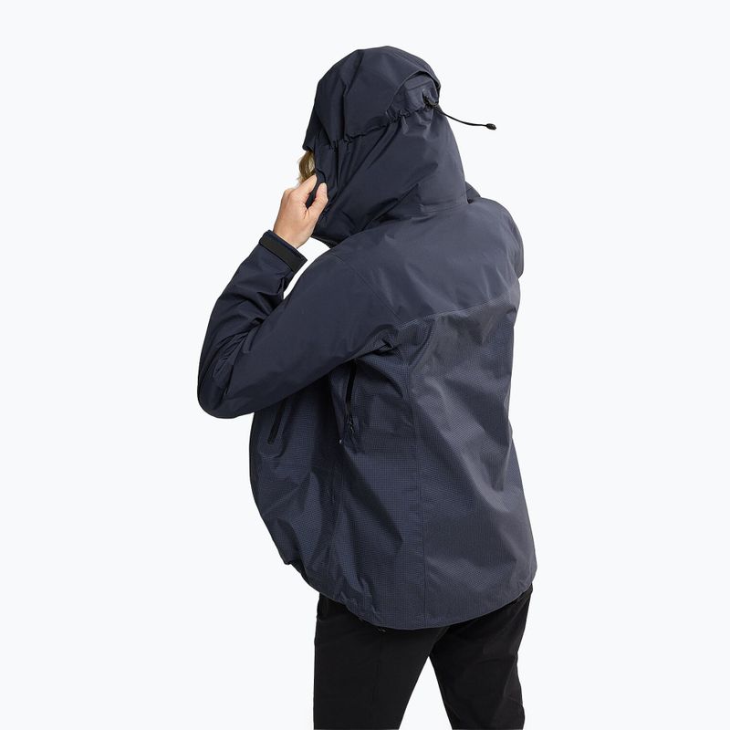 Arcteryx Alpha black sappire moteriška striukė nuo lietaus 5