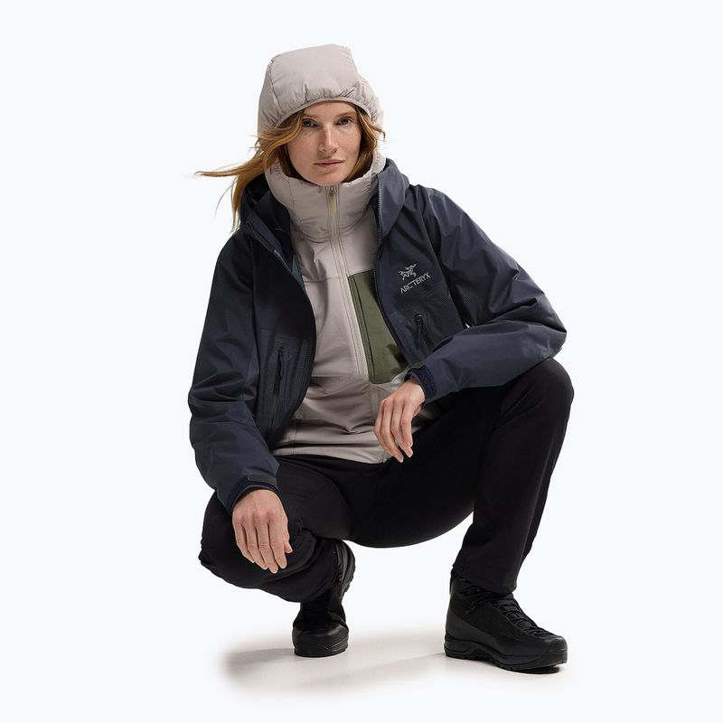 Arcteryx Alpha black sappire moteriška striukė nuo lietaus 7