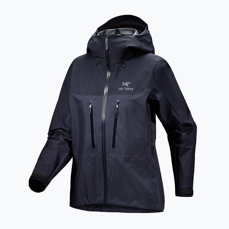 Arcteryx Alpha black sappire moteriška striukė nuo lietaus 13