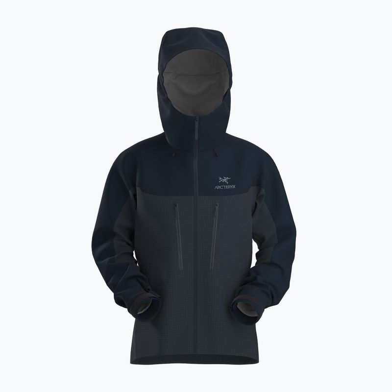 Arcteryx Alpha black sappire moteriška striukė nuo lietaus 10