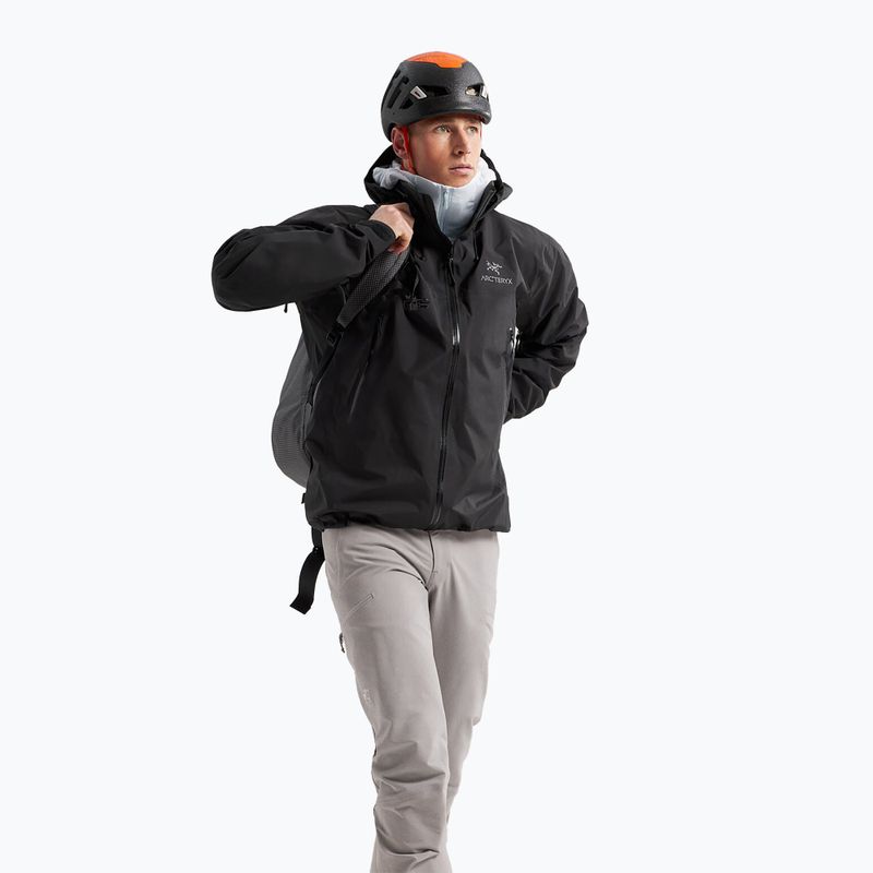 Vyriška Arcteryx Beta AR striukė nuo lietaus juoda 5