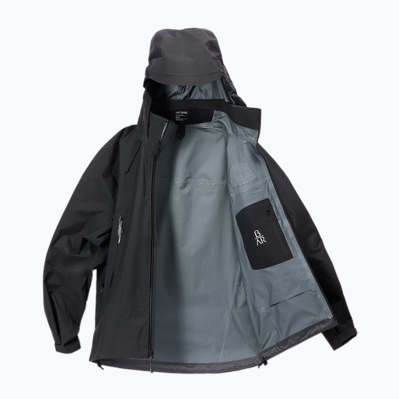 Vyriška Arcteryx Beta AR striukė nuo lietaus juoda 11