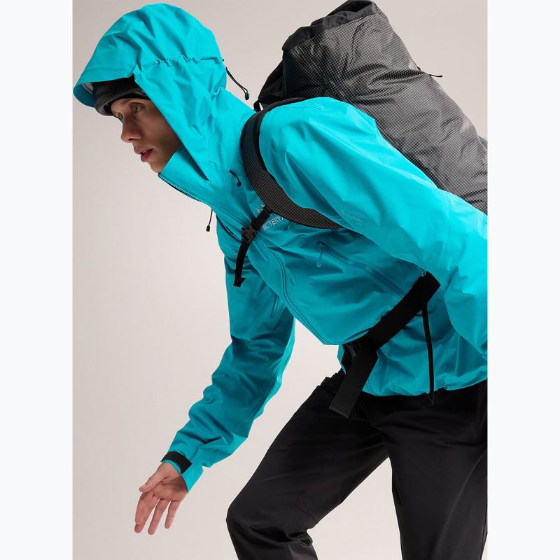 Vyriška lietaus striukė Arcteryx Beta AR blue tetra 4