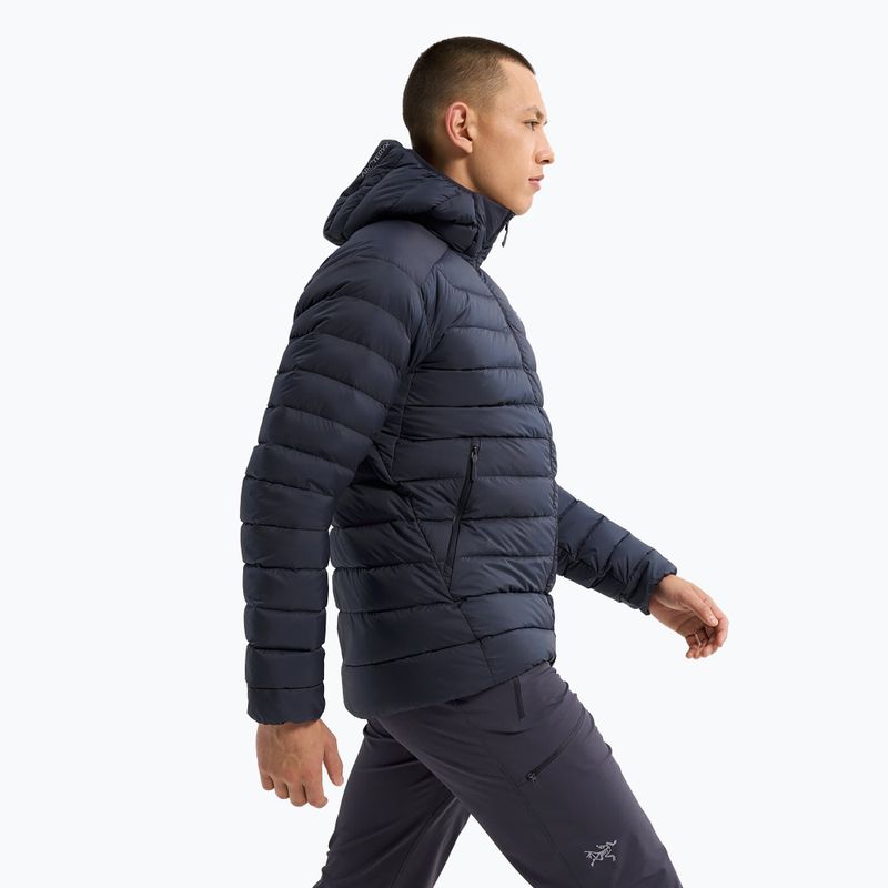 Arc'teryx Cerium Hoody vyriška pūkinė striukė black sapphire 6