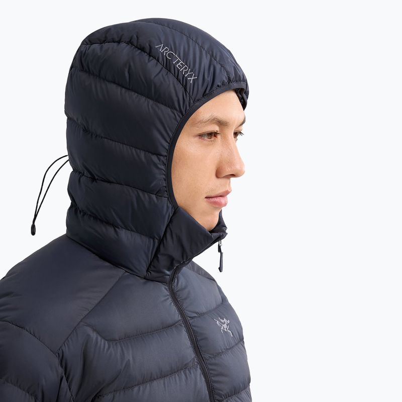 Arc'teryx Cerium Hoody vyriška pūkinė striukė black sapphire 7