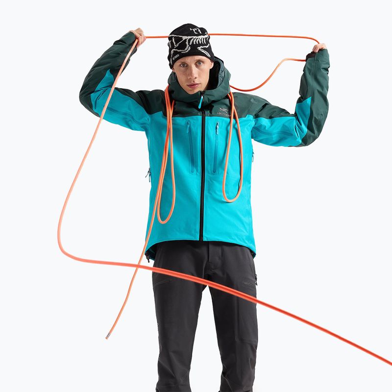 Arcteryx Alpha blue tetra/pytheas striukė nuo lietaus vyrams 4