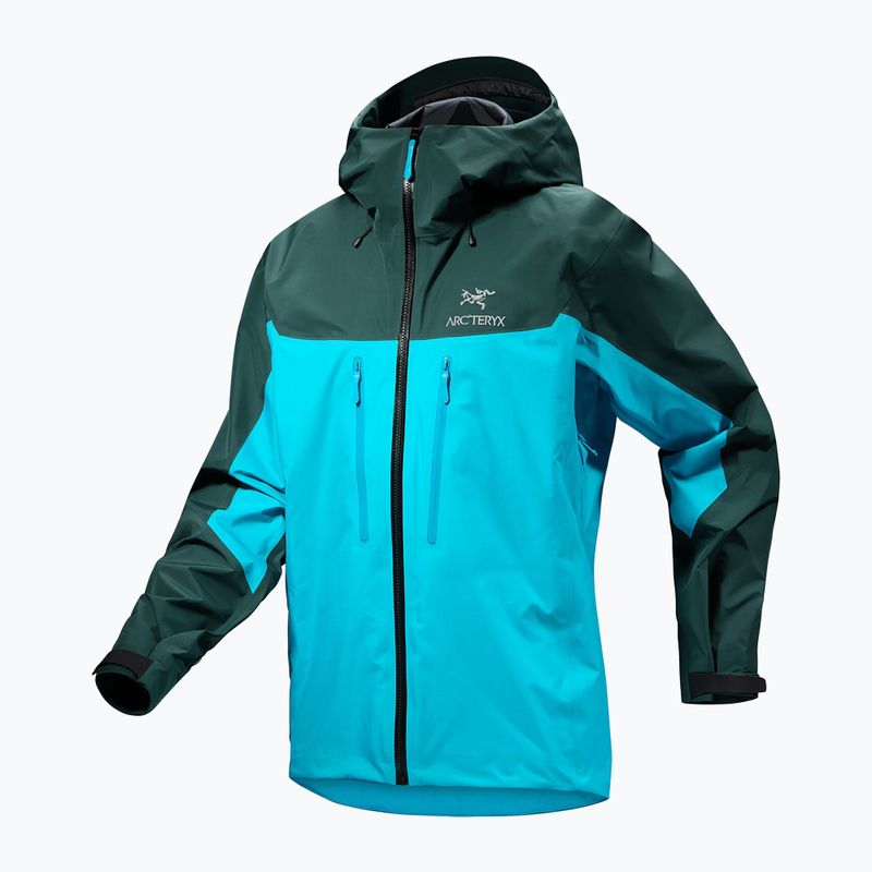 Arcteryx Alpha blue tetra/pytheas striukė nuo lietaus vyrams 7