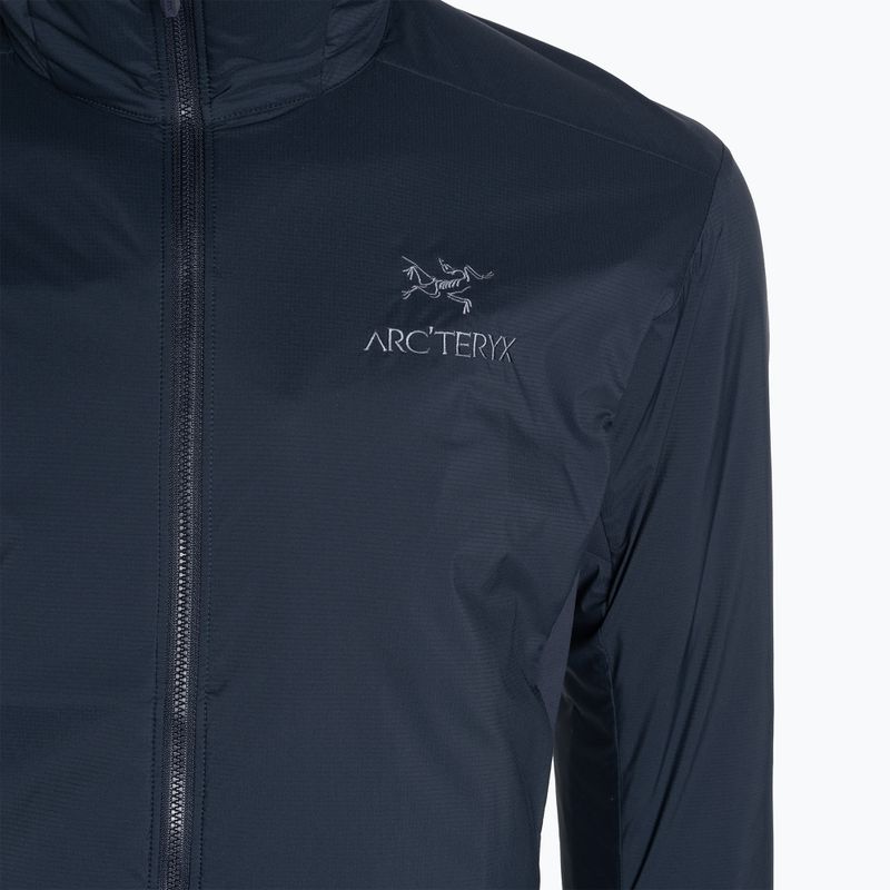 Vyriška pašiltinta striukė Arcteryx Atom Hoody black sapphire 7