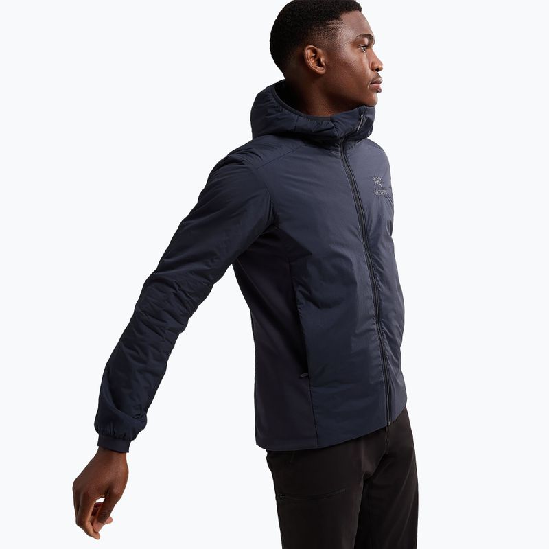 Vyriška pašiltinta striukė Arc'teryx Atom Hoody black sapphire 4