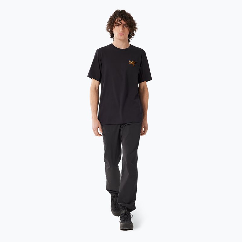 Vyriški marškinėliai Arcteryx Arc'Multi Bird Logo black 2