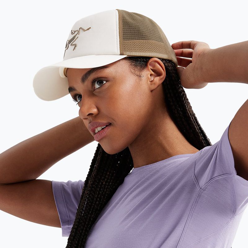 Kepuraitė su snapeliu Arc'teryx Bird Trucker Curved arctic silk/canvas 6