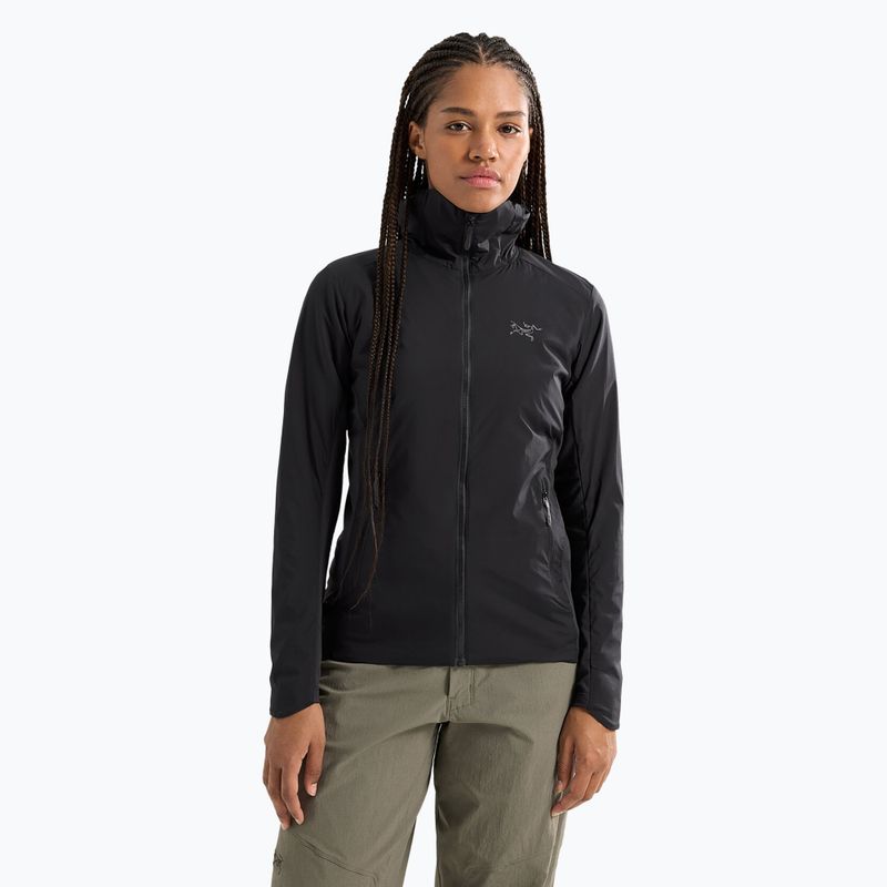 Moteriška pašiltinta striukė Arc'teryx Atom LT Hoody black