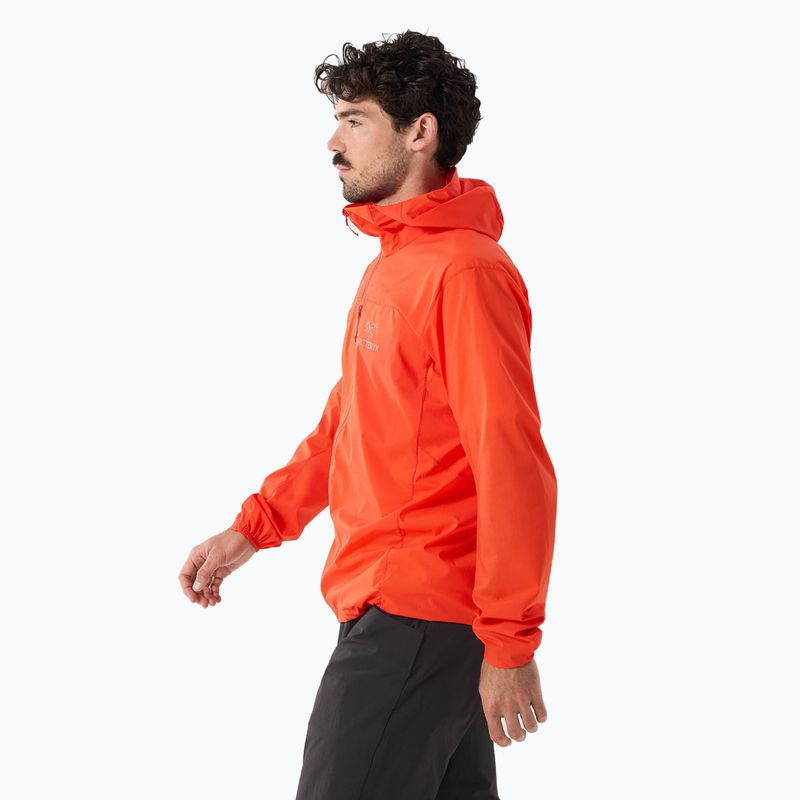 Vyriška striukė nuo vėjo Arcteryx Squamish Hoody solaris 4