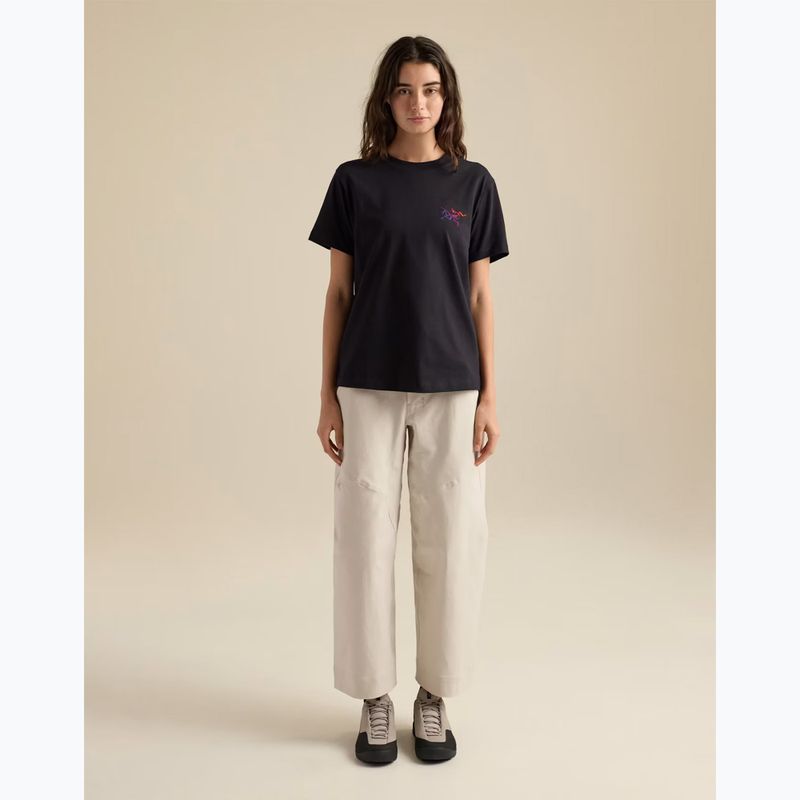 Moteriški marškinėliai Arcteryx Kragg Cotton Little Bird Crew black/multi 2