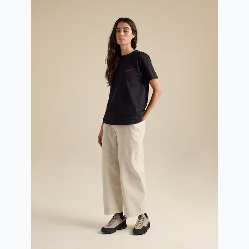 Moteriški marškinėliai Arcteryx Kragg Cotton Little Bird Crew black/multi 4