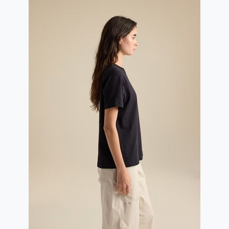Moteriški marškinėliai Arcteryx Kragg Cotton Little Bird Crew black/multi 5