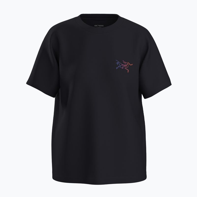 Moteriški marškinėliai Arcteryx Kragg Cotton Little Bird Crew black/multi 8