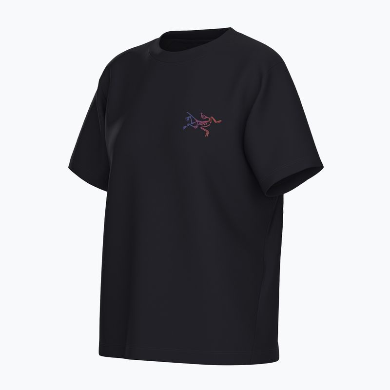 Moteriški marškinėliai Arcteryx Kragg Cotton Little Bird Crew black/multi 10