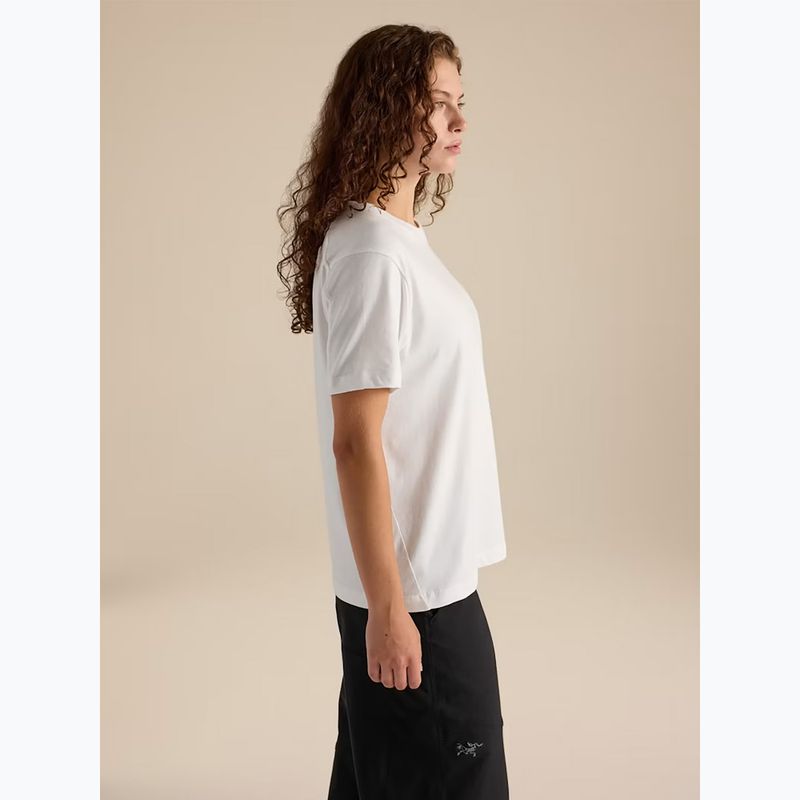 Moteriški marškinėliai Arcteryx Kragg Cotton Little Bird Crew white light/white 4