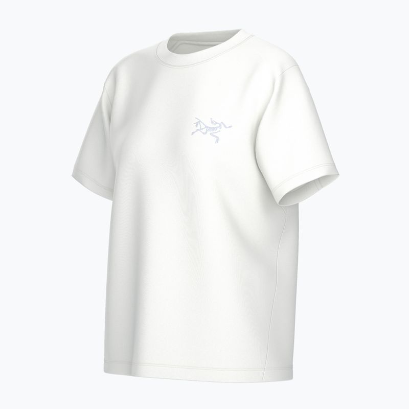 Moteriški marškinėliai Arcteryx Kragg Cotton Little Bird Crew white light/white 9