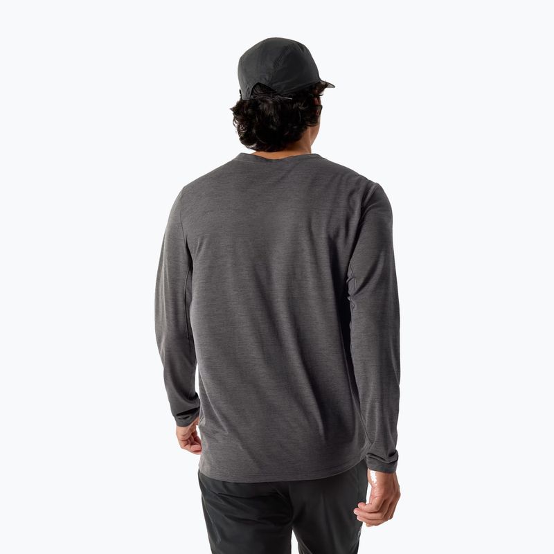 Vyriški žygio marškinėliai ilgomis rankovėmis Arc'teryx Cormac Crew black heather 2