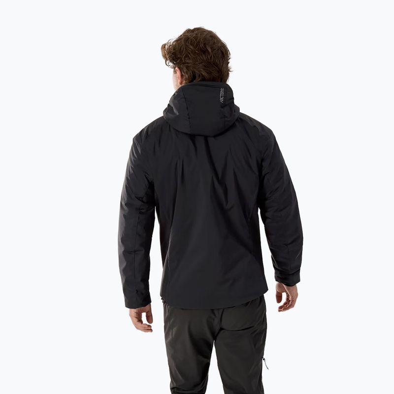 Vyriška pašiltinta striukė Arc'teryx Atom Hoody black 2