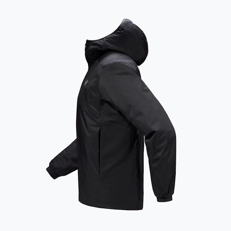 Vyriška pašiltinta striukė Arc'teryx Atom Hoody black 7