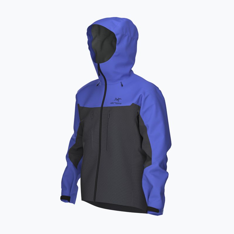 Vyriška Arcteryx Alpha electra / black sapphire lietaus striukė 3