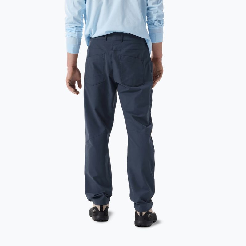 Vyriškos žygių kelnės Arcteryx Kragg Cotton black sapphire 3